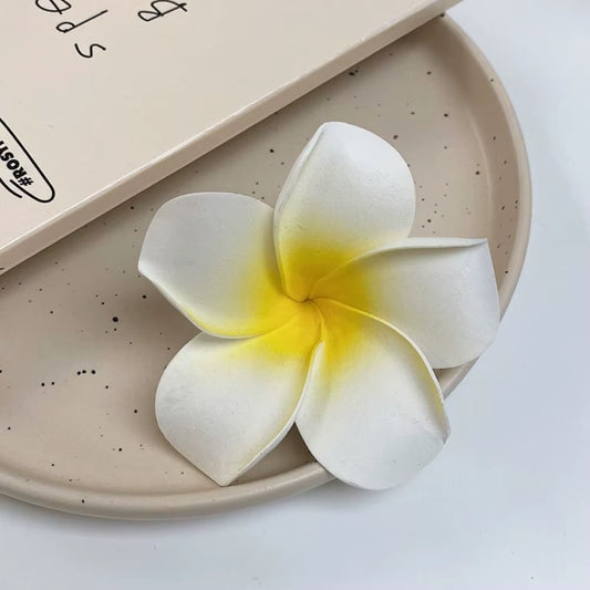 Bohemian Style Simulation Flower Hair Clip Korean Style Seaside Vacation Headwear Flower Hairpin Headdress